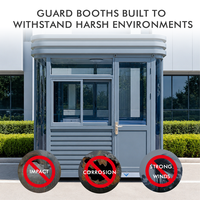 Guardebouche mobile préfabriquée de haute qualité pour extérieur, en panneaux sandwich, idéale pour les usines et les communautés