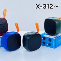 Enceinte Bluetooth portable avec LED RGB, haut-parleur sans fil, basses puissantes, lecteur audio avec lecture USB, batterie rechargeable