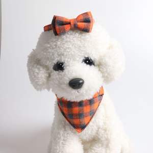 Collar para Perro con Lazo Multicolor, Campanas y Pañuelo, Ajustable, Suave y Lindo para <span class=keywords><strong>Cachorros</strong></span> y Gatos - Product Image 3