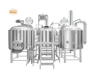 مصنع تخمير بيرة جاهز كليًا بألوان قوس قزح 10 رطل 1000 لتر نظام غلاية تخمير بيرة للبيع