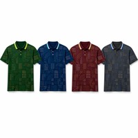 26/27 Jersey Polo Sepak Bola Hijau Kustom, Seragam Sepak Bola Cetak Sublimasi 100% Poliester