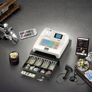 <span class=keywords><strong>Mini</strong></span> Caja Registradora de Escritorio con Impresora de Recibos de 58 mm, Pantalla de 2.8 Pulgadas, Sistema POS RS232/USB, Fácil de Usar - Product Image 2