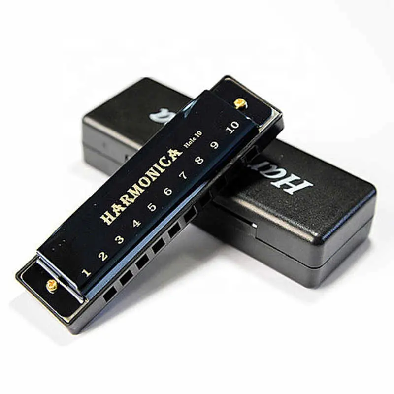 10 Holes Key Of C Nhạc Blues Harmonica Nhạc Cụ Giáo Dục Đồ Chơi Với Trường Hợp Trẻ Em Chromatic Harmonica Quà Tặng Cho Trẻ Em