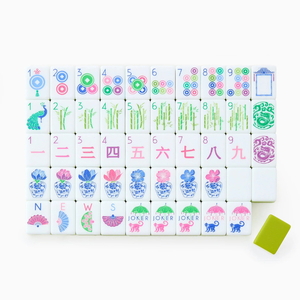 Grosir HaloOne 4 Lapisan Akrilik American Mahjong Tiles Hijau Muda Mewah Set 160 Buah untuk Pecinta Permainan - Product Image 5