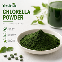 Poudre et comprimés de Chlorella à taille de particules uniforme, matière algineuse à mailles fines pour la transformation industrielle quotidienne