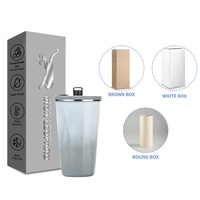 Tasses à café réutilisables personnalisables Tasses personnalisées avec logo Isolation thermique pour garder le café au froid