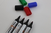 Fenlot 4 pièces ensemble stylo marqueur permanent à alcool non toxique couleur internationale étanche fournitures de bureau promotionnelles en plastique