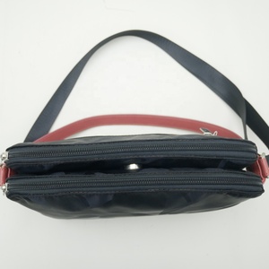 Black Camo Nylon Crossbody Bag with Pink Trim Lightweight Adjustable <b>Shoulder</b> <b>Strap</b> Multi-purpose Casual Tote for Women - Product Image 6