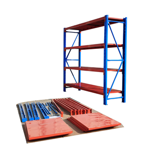 Custom Light Duty Steel Industrial Racks Anti-Rust Epoxy Spray Easy Install Height Adjustable <strong>Shelving</strong> Blue - Product Image 3