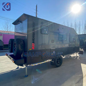 CAMPTRL Petite caravane compacte légère, remorquable par une voiture électrique, pour des voyages écologiques - Product Image 6