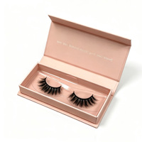 Cils personnalisés avec logo, cils luxueux et volumineux de 25 mm, fournisseur en gros de cils, boîte d'emballage personnalisée avec ruban rose