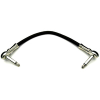 Câble de raccordement instrument 6,35 mm TS double angle court pour amplificateur, mixeur, synthétiseur, connexion guitare