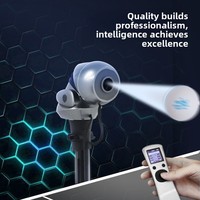 Machine de service de tennis de table intelligente Pisces Professional Wing Spreading avec télécommande et 114 modes d'entraînement intégrés