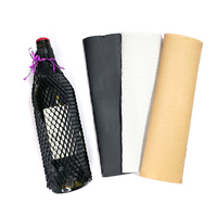 Rouleau de papier kraft alvéolé biodégradable écologique noir 30CM*30CM en gros pour emballage cadeau et artisanat