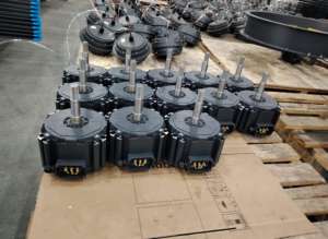 120cm業務用金属ドラムファンモーター、商業用ジム、倉庫用、首振り式空気循環、大風量、AC電源 - Product Image 5