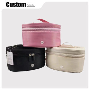 Bolsa Organizadora de Maquillaje de Poliéster Impermeable, Personalizada, de Gran Capacidad, con Cierre, para Cosméticos, Artículos de Aseo y Viaje - Product Image 1