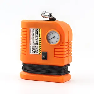 Pabrik grosir kompresor udara mobil portabel pompa elektrik pengukur 12V 250PSI inflator ban