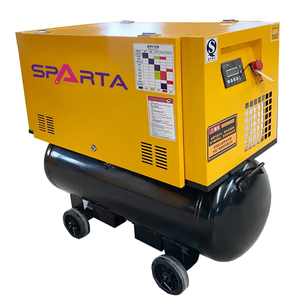 Nouveau compresseur d'air à vis rotative tout-en-un vsd à entraînement direct avec réservoir de haute qualité - Product Image 1