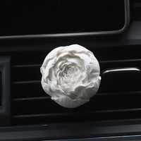 Diffuseur d'huiles essentielles en porcelaine en gros, parfum d'ambiance pour la maison, diffuseur d'arômes en céramique, désodorisant de voiture en plâtre parfumé