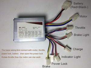 ชุดมอเตอร์ขับเคลื่อนแบบแปรงถ่าน <span class=keywords><strong>MY1016Z2</strong></span> 24V 250W พร้อมชุดควบคุม สำหรับแปลงจักรยานเป็นจักรยานไฟฟ้า สกู๊ตเตอร์ไฟฟ้า จักรยานอีไบค์ และมินิไตรซีเคิล - Product Image 6