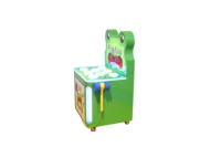 Machine de jeu d'arcade Whack-a-Frog à monnayeur pour enfants, jeu de frappe au marteau à récompense, pour centre de divertissement intérieur