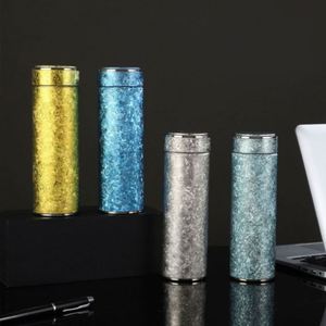 Termo de titanio puro de doble capa de alta calidad de 480 ml, diseño de flor de hielo, taza de viaje, termo de titanio para regalos de empresa - Product Image 3