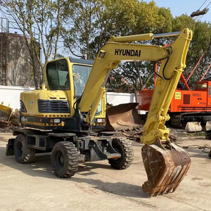 Excavadora Hyundai usada de alta calidad, marca coreana 60W-9 con componentes Core Hitachi, peso operativo de 6 toneladas, precio más bajo - Product Image 2