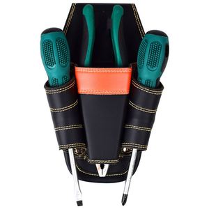 กระเป๋าใส่เครื่องมือช่างไฟฟ้าแบบหนังวัว 3 ช่อง ปรับแต่งได้ - Product Image 1