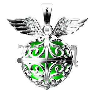 Vente en gros OEM/ODM Personnalisé Argent Sterling 925 Mexicain Bolas <span class=keywords><strong>Cage</strong></span> Boules Charme Pendentifs - Product Image 4