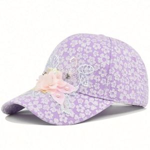 Casquettes de baseball pour femmes 2025 en gros, casquettes de baseball brillantes en dentelle pour l'extérieur - Product Image 2