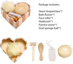 Coffrets cadeaux de luxe pour le bain avec logo personnalisé, éponges de bain, cadeaux de spa, anniversaire, mariage, Noël, panier cadeau de spa pour femmes - Product Image 3