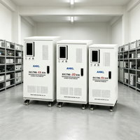 Stabilisateur de tension servo triphasé 380V 50Hz AVR 50/80/100KVA avec surveillance en temps réel, en cuivre, haute précision, robuste