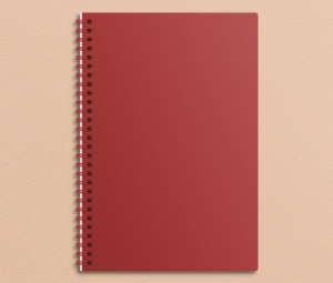 Notebook Spiral A5 plastik tebal Hardcover jurnal untuk belajar dan catatan 60 lembar