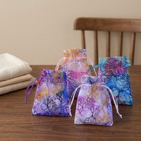 Sacs cadeaux en organza écologiques et recyclables Lihuida avec cordon de serrage - Emballage haut de gamme de petite taille blanche pour cadeaux uniques