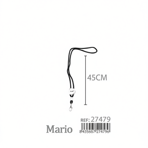 Laccetto da collo Ilan Mario 45 cm, 8 pezzi, accessorio per badge - Product Image 1