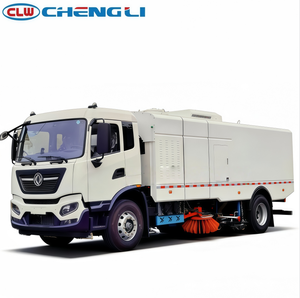 Camion de nettoyage et de balayage routier à énergie nouvelle Clw personnalisé 4x2 avec citerne à eau haute capacité pour la suppression de la poussière municipale - Product Image 4