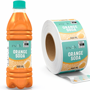 Étiquettes personnalisées imperméables en rouleau adhésif brillant pour pots à épices, étiquettes pour sauce piquante, autocollants pour emballages de bouteilles alimentaires - Product Image 1