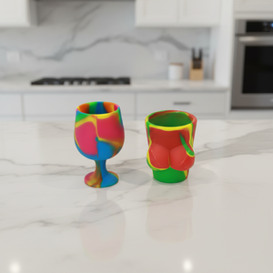 BPA-Free Food Grade Unbreakable Silicone Wine Glasses Customized <b>Reusable</b> Shatterproof <b>Cups</b> for Wine Cocktails-Eco-Friendly - Product Image 6