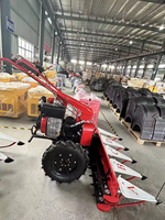 Nuevo Tractor diésel 120, segador 4GL delantero, tallo de maíz multifuncional, caña, arroz, cosechadora de trigo, Mini timón, uso agrícola