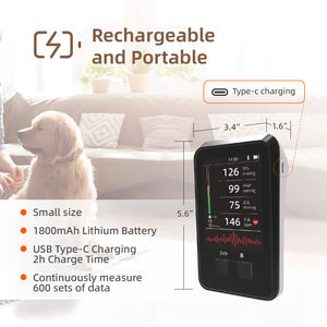 개 고양이 전자 혈압계 충전식 동물 혈압계 3.5인치 디스플레이 소형 애완동물용 혈압계 - Product Image 3