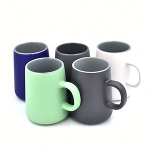Juego de 6 Tazas de Cerámica Multicolores de 13.5 oz (400 ml) para Café, Capuchino, Té, Chocolate Caliente, Regalo Promocional - Product Image 1