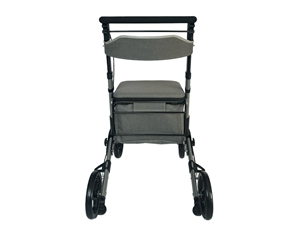 Rollator de aluminio de 10 pulgadas de alta calidad con neumáticos amortiguadores Andador de restauración de independencia para ancianos - Product Image 5