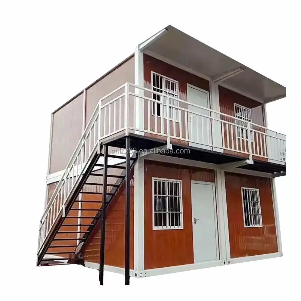 Contenitore modulare rimovibile di lusso villa case minuscole 2 3 camere da letto e cucina case portatili