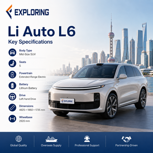 Li Auto L6 2025 AWD Automatico in Pelle R20 5 Posti SUV Elettrico a Autonomia Estesa Lusso Smart per Esportazione - Product Image 1