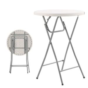 Mesa Alta Plegable Portátil de Plástico de 80 cm, Mesa para Eventos, Mesa de Cóctel para Fiestas, Gran Venta 2018 - Product Image 1