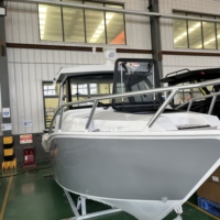 Bateau de pêche en aluminium 20 pieds (6 m) 2025 Gospel Top Sale, yacht de tourisme de luxe, petit bateau économique avec cabine et moteur à vendre