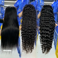 Perruque Lagos Hairline 13x6 en Gros Sans Colle, Perruques Frontales Full HD Lace Alignées Cuticule, Cheveux Humains Bruts Péruviens Lisses Os