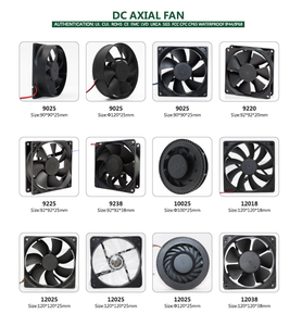 พัดลมระบายความร้อนตามแนวแกน60มม. 80มม. 120มม. ลมสีแดง12โวลต์24โวลต์4200รอบต่อนาทีลูกปืนไฟฟ้ากระแสตรงแบบไร้แปรงถ่านรองรับใบมีดพลาสติก - Product Image 5