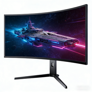 <span class=keywords><strong>Monitor</strong></span> da Gaming Curvo LCD da 40 Pollici, Schermo Ultra-Wide <span class=keywords><strong>Multi</strong></span>-Split, 165Hz, per <span class=keywords><strong>PC</strong></span> e Studio - Product Image 1