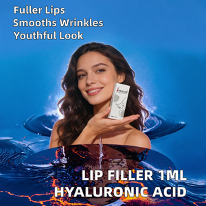 Gel d'<span class=keywords><strong>acide</strong></span> <span class=keywords><strong>hyaluronique</strong></span> de type moyen 1 ml pour <span class=keywords><strong>injection</strong></span> dermique, traitement anti-âge et anti-rides pour les lèvres, le nez et le visage - Product Image 2